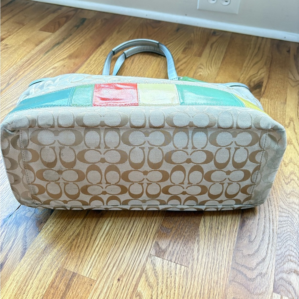 Coach multi stripe diaper bag - Picture 2 of 11